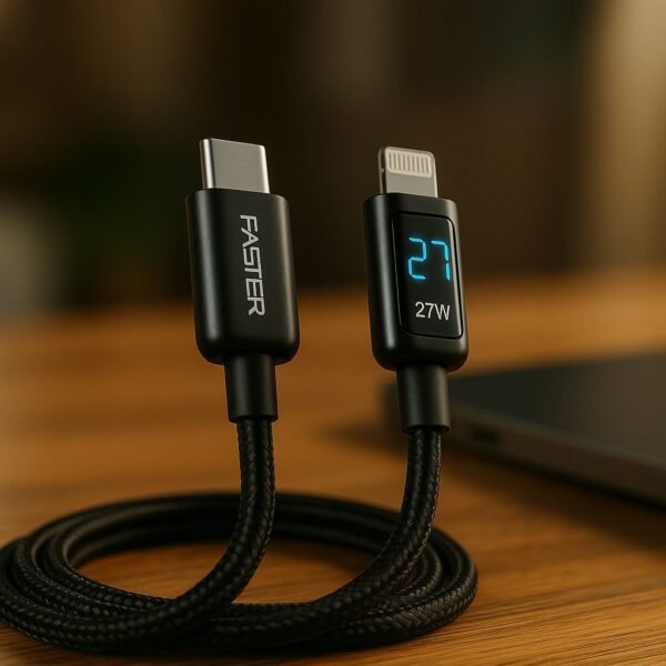 27W USB-C to Lightning Digital Data Cable With Smart Chipset