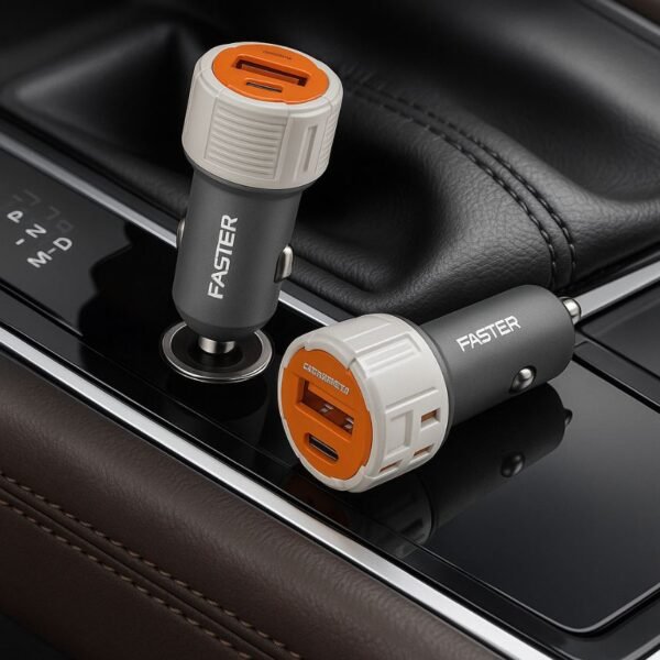 Nano X2 Dual Port Fast Car Charger – 20W