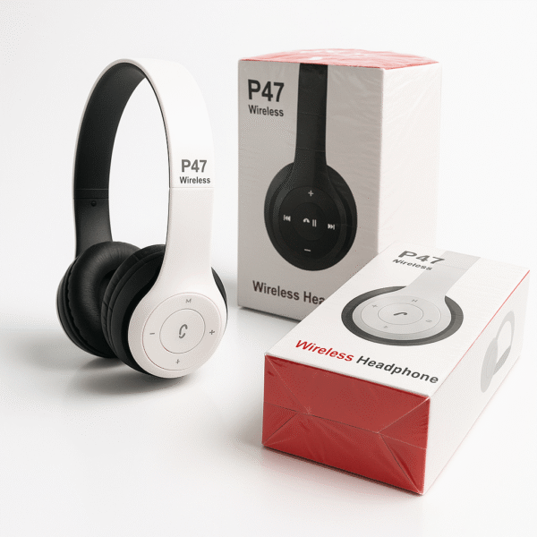 P47 Wireless Bluetooth Headphones with Rechargeable Battery and Long Standby Time