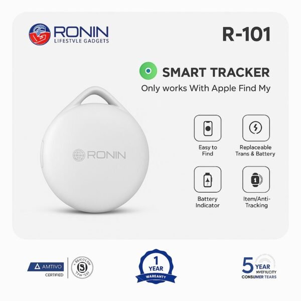 Ronin R-101 Smart Bluetooth Tracker – Key & Item Locator